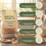 Minton & Donello Sweet Spicy Diced Ginger 500g