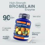 Zipvit Bromelain 800mg Digestive Enzyme - 90 Capsules