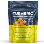 Turmeric, Ginger & Black Pepper High Strength Tablets