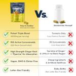 Turmeric, Ginger & Black Pepper High Strength Tablets