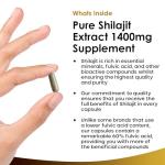 High Strength Shilajit Capsules 1400mg - 120 Count