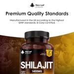 High Strength Shilajit Capsules 1400mg - 120 Count