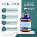 Omega 3 Fish Oil 1000mg - 360 Softgels