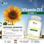 High Strength Vitamin D3 10,000 IU Softgels