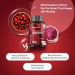 Montmorency Cherry 6000mg Capsules - Vegan - 180 Count