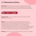 Montmorency Cherry 6000mg Capsules - Vegan - 180 Count
