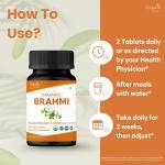 Organic Brahmi Tablets - 120 Count