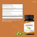 Organic Brahmi Tablets - 120 Count