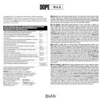 Bulk Dope Max Pre-Workout Powder - Sour Apple