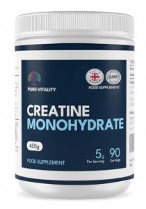 Pure Vitality Creatine Monohydrate Powder - 450g