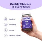 BeLive Iron Gummies - Vegan Multivitamin with Zinc