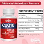 High-Absorption CoQ10 and L-Glutathione Capsules