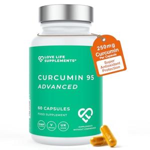 High Strength Curcumin 95 with BioPerine, 60 Caps