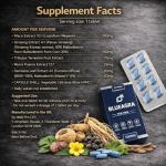 BlueAgra Ginseng Tablets for Men's Vitality, 100 mg