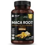 Maca Root, Ashwagandha & Ginseng Capsules - 180 Count