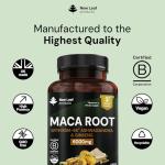 Maca Root, Ashwagandha & Ginseng Capsules - 180 Count