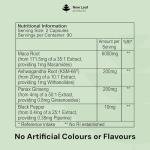 Maca Root, Ashwagandha & Ginseng Capsules - 180 Count