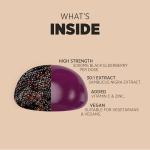 Black Elderberry Gummies with Vitamin C & Zinc