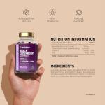 Black Elderberry Gummies with Vitamin C & Zinc