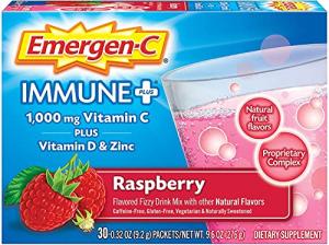 Emergen-C Immune Plus Raspberry Vitamin C Powder