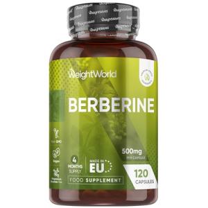 Berberine HCL Supplement - 120 Vegan Capsules