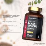 High Strength Panax Ginseng 10000mg - 120 Tablets
