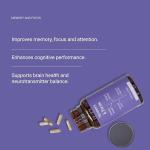 Natural Nootropic for Focus and Energy - 60 Capsules
