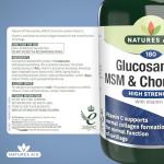 Glucosamine, MSM & Chondroitin - 180 Tablets