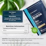 Boron 10mg High Strength Vegan Tablets - 180 Count