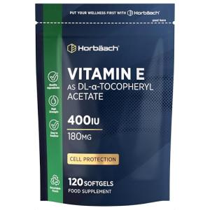 High Strength Vitamin E Capsules 400iu - 120 Count