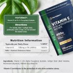 High Strength Vitamin E Capsules 400iu - 120 Count
