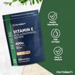 High Strength Vitamin E Capsules 400iu - 120 Count