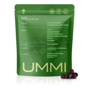 UMMI 12-in-1 Mushroom Gummies for Immunity & Focus