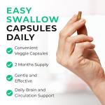 High Strength Ginkgo Biloba Capsules - 60 Servings