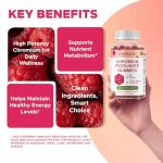 Vitamatic Chromium Picolinate Gummies 1000 mcg - Raspberry