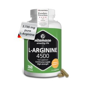 High Strength L-Arginine 4500 mg - 360 Capsules