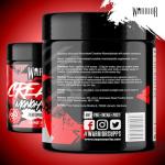 Warrior Micronised Creatine Powder - Savage Strawberry
