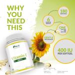 Vitamin E 400IU Softgels for Hair, Skin, Nails