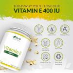 Vitamin E 400IU Softgels for Hair, Skin, Nails