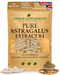 Organic Astragalus Capsules for Energy and Digestion