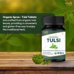 Organic Tulsi Tablets - Holy Basil 120 Count