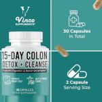 Vinco Colon Cleanse Detox for Gut Health