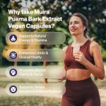 Muira Puama Bark Extract 5000mg - Energy Support