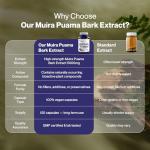 Muira Puama Bark Extract 5000mg - Energy Support