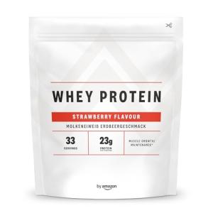 Amfit Nutrition Strawberry Whey Protein Powder, 1 kg