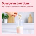 Amfit Nutrition Strawberry Whey Protein Powder, 1 kg