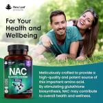 NAC N-Acetyl-Cysteine 600mg Vegan Capsules 180 Count