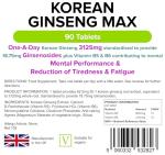 Lindens Korean Ginseng Max 3125 mg Tablets