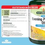 Evening Primrose Oil 500mg - Supports Hormonal Balance