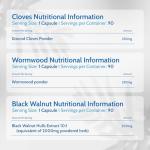 Digestive Dewormer Detox: Wormwood, Black Walnut, Cloves